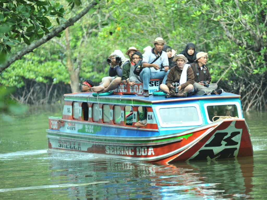 Keindahan Desa Wisata Sungsang IV Berupa Destinasi Maritim dengan Hutan Mangrove yang Asri