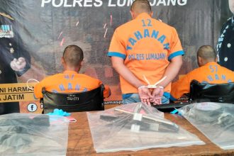 Pelaku perampokan. Sumber foto: Humas Polres Lumajang.