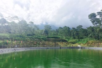 Air Embung Tirta Mulya. Sumber: Dok Pabrik AQUA Klaten.