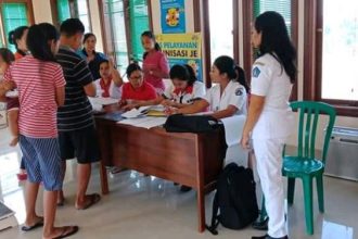 foto gerakan badung sehat di desa sangeh, sumber foto: sumber resmi dinkes badung