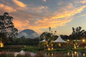 Wisata di Desa Kakaskasen Dua, Kota Tomohon. Sumber foto : Dok. Kemenparekraf.