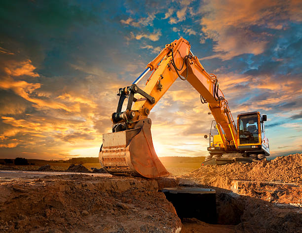 Ilustrasi excavator BUMDesa Lawulelu Jaya Sumber Foto: Istockphoto