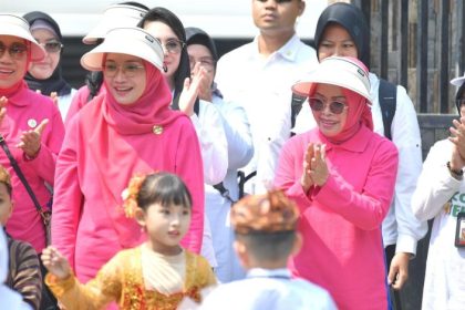 Iriana Jokowi dan Lilik Umi Nashriyah Galakkan Gerakan CTPS di Surabaya