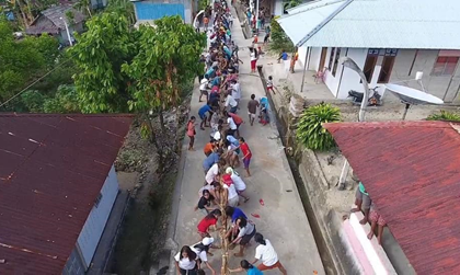 Tari Hela Rotan Aboru sebagai Wujud Persatuan Warga Desa Aboru, Sumber Foto: Istimewa