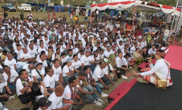 Jambore Nasional Hari Bakti Pendamping Desa. Sumber foto: Humas Kemendes