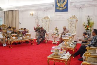 Tim Komisi Informasi melalukan visitasi di Desa Bulo, Kabupaten Sidrap Sumber Foto: Istimewa