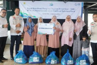 PLN Sumbar Bantu Masyarakat Solok dengan Infak. Sumbar: plnsumbar.go.id