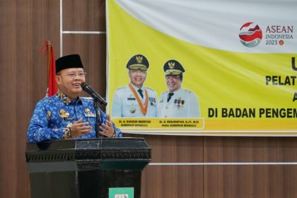 Gubernur Bengkulu Ingatkan Perangkat Desa Jangan Terlibat Kampanye. Sumber: bengkuluprov.go.id