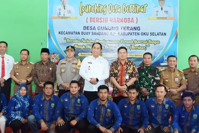 Gunung Terang Jadi Desa Bersinar di OKU Selatan. Sumber: Istimewa