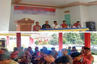 Kepala Desa Gunung Besar Hadiri Rakorcam Pemkab Bengkulu. Sumber: Istimewa