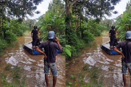 Desa Tanjung Kemala Jadi Langganan Banjir saat Musim Penghujan. Sumber: Istimewa