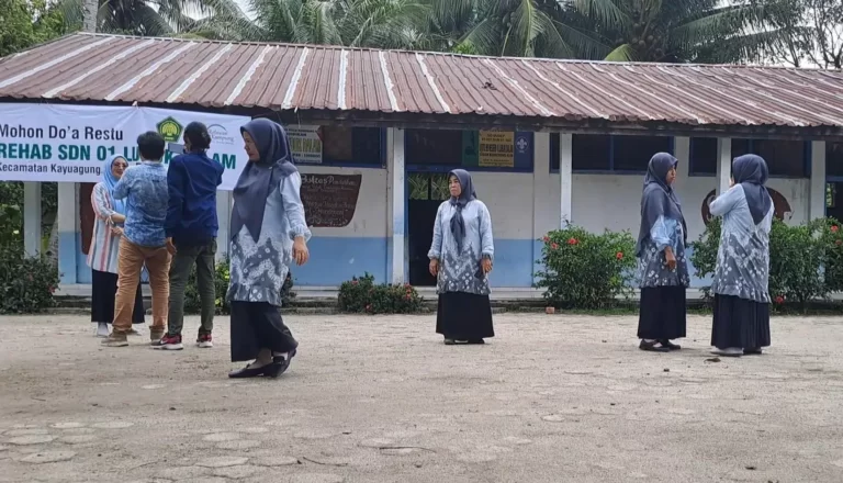 SDN 1 Lubuk Dalam Dapat Bantuan Renovasi Bangunan Sekolah. Sumber: Istimewa