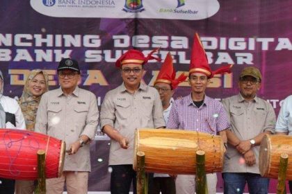 PT. Bank Sulselbar launcing Desa Digital di Desa Kassi Kecamatan Rumbia Kabupaten Jeneponto. Sumber Foto: Istimewa