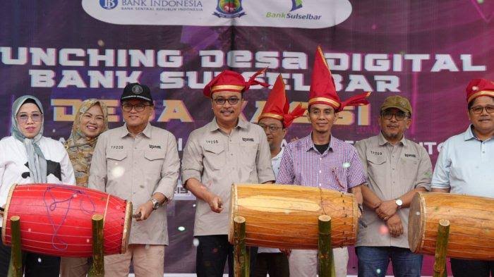 PT. Bank Sulselbar launcing Desa Digital di Desa Kassi Kecamatan Rumbia Kabupaten Jeneponto. Sumber Foto: Istimewa