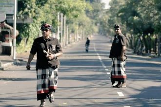 Suasana Nyepi di Bali. Sumber Foto: Twitter Jhon Sitorus