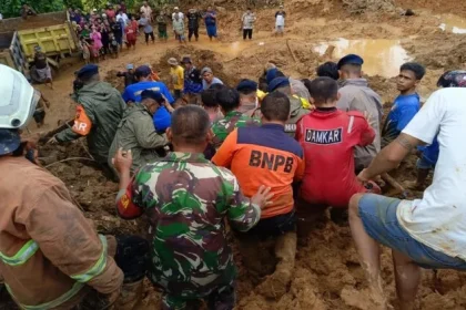 Banjir dan longsor di Padang Pariaman. Sumber foto: BPBD Padang Pariaman.