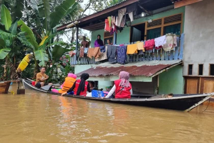 Banjir rendam 4 kecamatan di Kabupaten Melawi