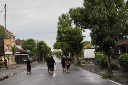Keterangan foto : Desa Adat Celuk, Gianyari saat gelar pengamanan Nyepi Sumber foto : Istimewa