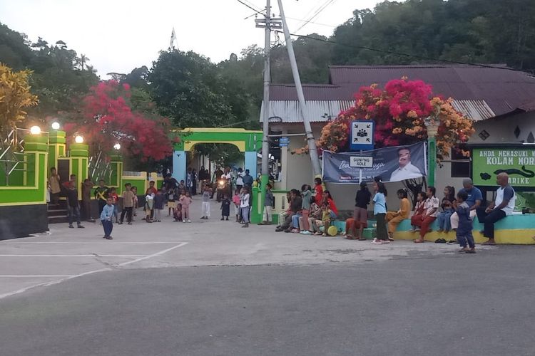 Tradisi Tunggu Batale Warga Desa Larike, Kecamatan Leihitu Barat, Kabupaten Maluku Tengah, provinsi maluku, Sumber Foto: Dok. Kompas