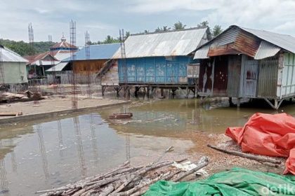 Keterangan foto: Banjir rob di Desa Waduruka, Bima. Sumber foto: Istimewa