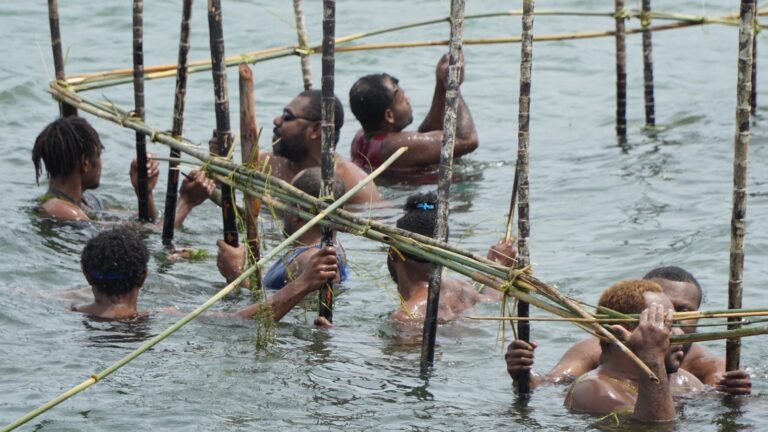 Persiapan Gelar Tradisi Bukhere oleh Masyarakat kampung Yoka dalam Festival Port Numbay 2024, Sumber Foto: Dok. Paraparatv.online