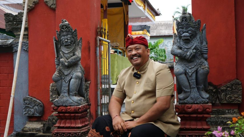 Kepala Desa Kerta Buana, I Dewa Ketut Basuki. Sumber foto : Istimewa