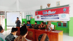 Talk Show Bahaya Narkoba di Desa Karangbendo, Kecamatan Tekung, Kabupaten Lumajang. Sumber Foto : infopublik.id