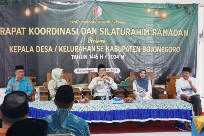 Pemkab Bojonegoro Silaturahim Ramadan Bareng Para Kepala Desa, Langkah Sinkronisasi Program. Sumber Foto ; bojonegoro.go.ig