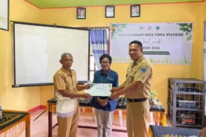 Pencanangan Desa Podenura di Nagekeo, NTT sebagai Desa Cinta Statistik. Sumber foto : AntaraNTT