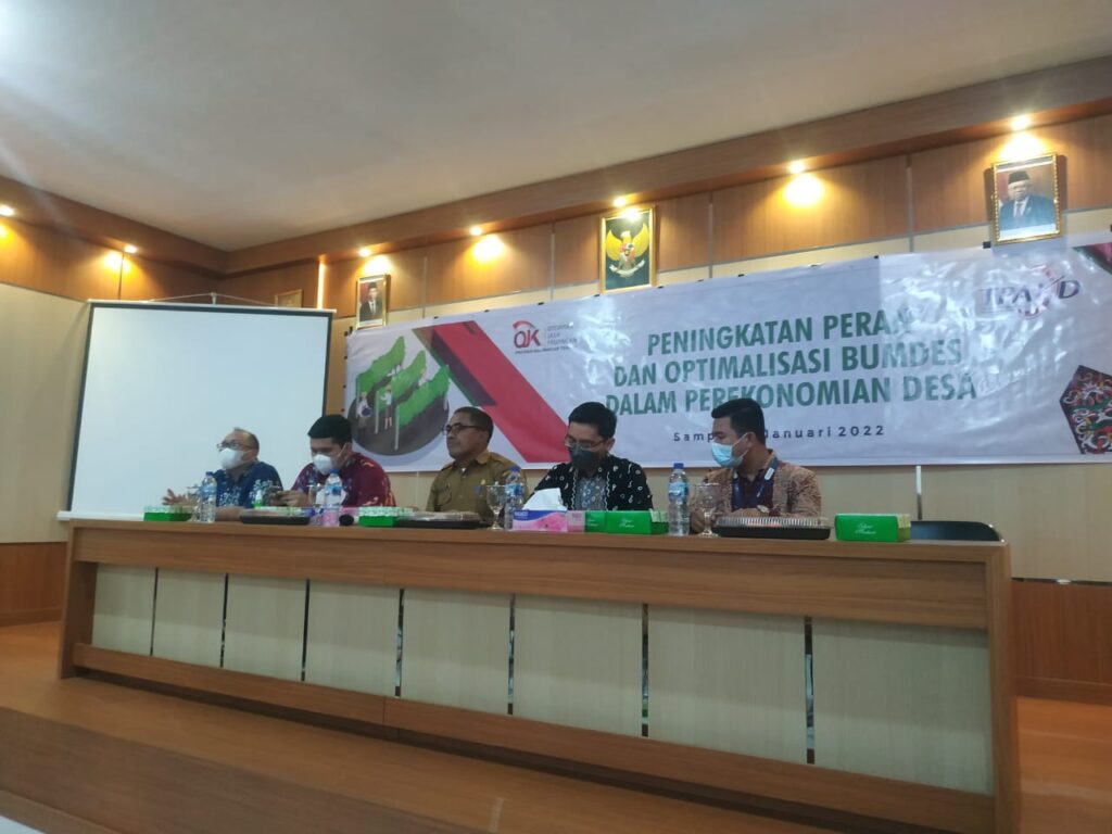 DPMD Kotim berikan dorongan agar Bumdes Optimali dalam Perekonomian Desa.