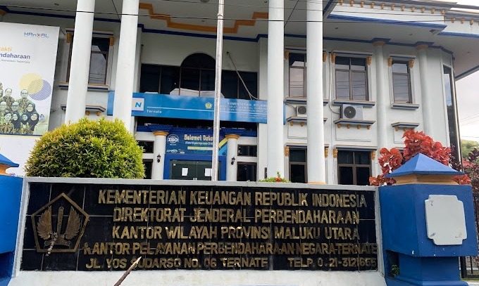 Kantor Pelayanan Perbendaharaan Negara (KPPN) Kota Ternate, Maluku Utara, Sumber foto: Dok. Haliyora.id