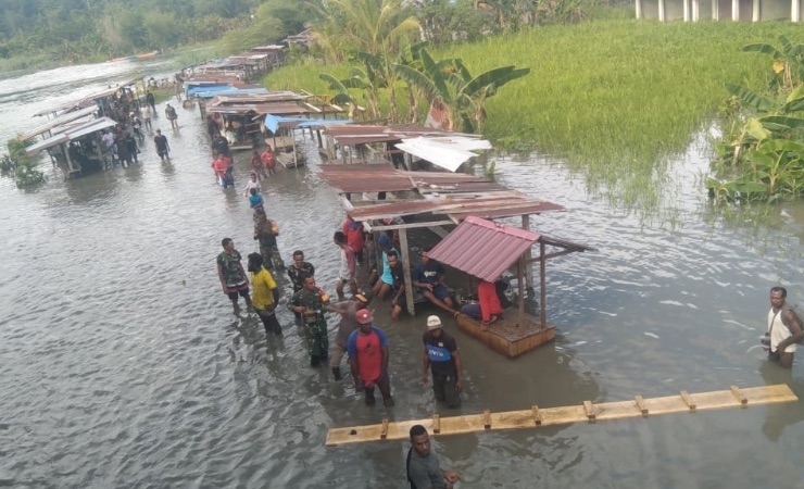 Banjir genangi tujuh kampung di Mamberamo, Sumber Foto: Dok. Seputar Papua