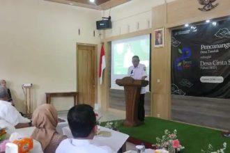 Pencanangan Desa Cinta Statistik (Cantik) oleh BPS Boyolali di aula kantor desa setempat. Sumber: (Istimewa/Diskominfo Boyolali)