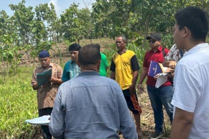 Objek sengketa lahan di Desa Karangasem yang saat ini menjadi milik Pemdes Karangasem. Foto : Rubadi/ RMOLJateng.