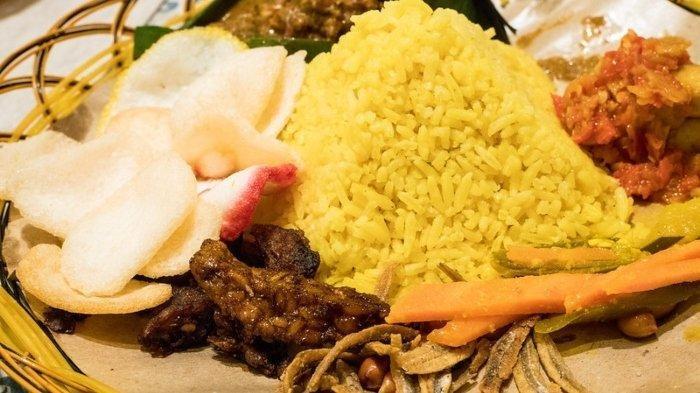 ilustrasi nasi kuning Desa Sipatana, Sumber: Istimewa