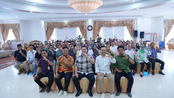 keterangan foto: pelepasan kader desa cerdas, sumber foto: humas pemkab Pangkep