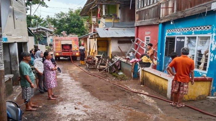 Kondisi Desa Tanjung Kemala, Kabupaten Baturaja OKU usai terdampak banjir. Sumber foto: sumsel.tribunnews.com