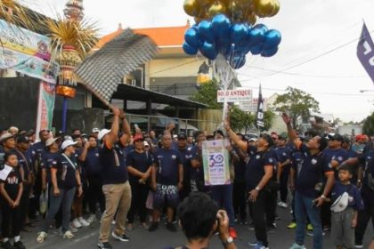 Gebyar perayaan HUT ke-32 LPD Desa Adat Kerobokan di Lapangan Astagina. Sumber Foto: Istimewa