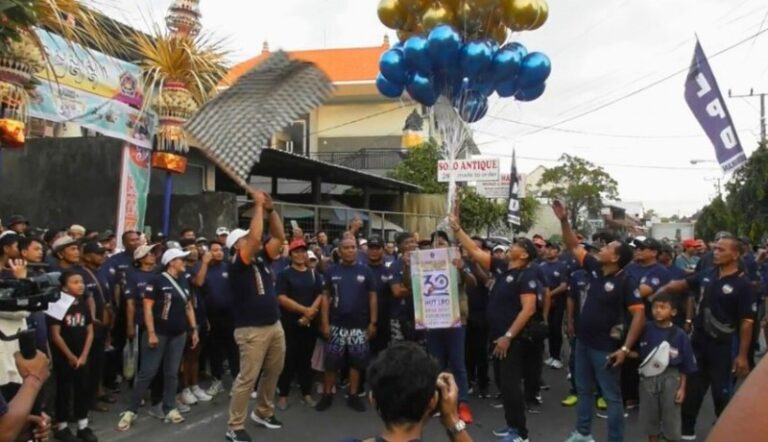 Gebyar perayaan HUT ke-32 LPD Desa Adat Kerobokan di Lapangan Astagina. Sumber Foto: Istimewa