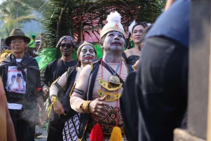 Gelaran Bersih Desa menandai diresmikannya Balai Kesenian di Desa Jurug, Kecamatan Soko oleh Bupati Ponorogo, Sugiri Sancoko. Foto : dok. Kominfo ponorogo