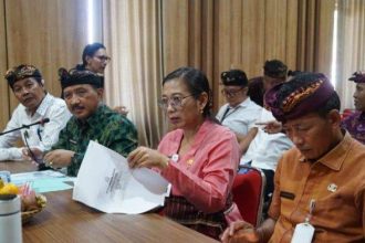 Desa Klod Jalani Verifikasi Lomba Desa Pangan Aman Tingkat Nasional Sumber Foto: TribunBali