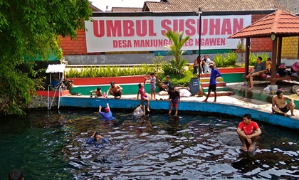 Destinasi Wisata Umbul Susuhan BUM Desa Mahanani. Sumber foto: website resmi manjungan.ngawen.klatenkab.go.id