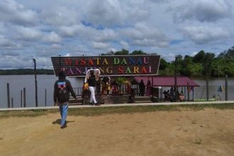 Objek wisata Danau Tanjung Sarai menjadi destinasi unggulan Desa Kedang Murung, Kecamatan Kota Bangun, Kukar.