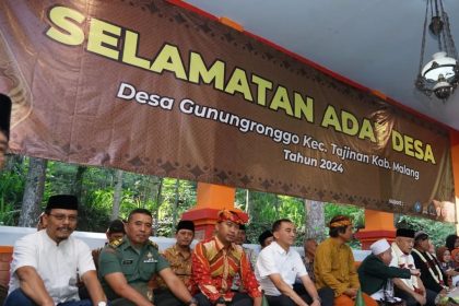 Prosesi Tradisi Nyadran di Desa Gunungronggo. Sumber: Instagram/ prokopimkabmalang