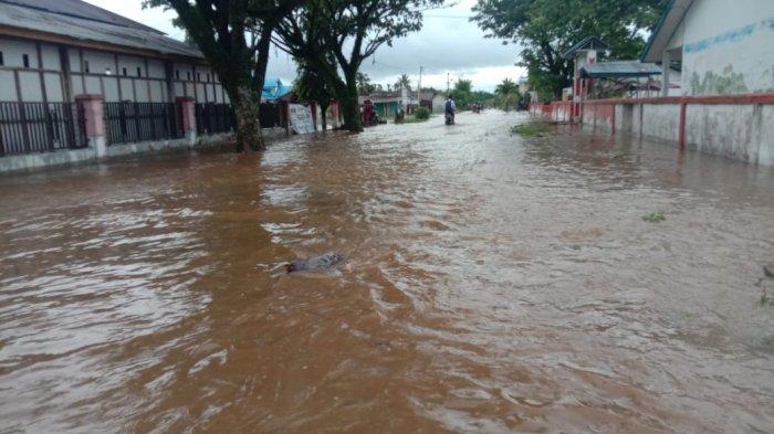 Banjir DEsa Meko, Sumber: TribunPalu.com