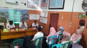 Proses penilaian lomba BUM Desa tingkat Kabupaten HSU di BUM Desa Sumber Usaha, Desa Paminggir Seberang.