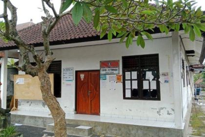 Kantor Desa Tusan, Kecamatan Banjarangkan, Kabupaten Klungkung. Sumber: Tribunbali