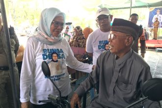 Bupati Bone Bolango saat kegiatan Bunga Desa, Sumber: Humas Pemkab Bone Bolango