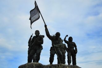 Monumen Trikora Kabupaten Pulau Morotai. Sumber: Dok. Istimewa