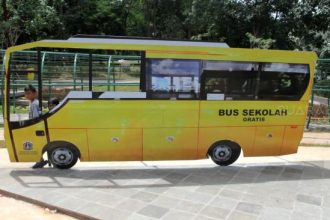 Ilustrasi Bus sekolah. Sumber Foto: Dok. suara.com